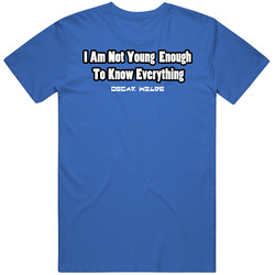 Young Quote Oscar Wilde T Shirt
