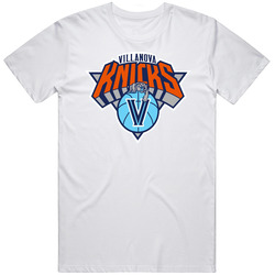 Villanova Knicks New York Mashup Parody Basketball T Shirt