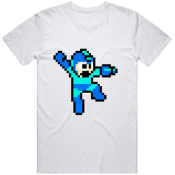 Mega Man Nes Video Game Old School Retro T Shirt