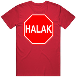 Jaroslav Halak Canadians Hockey Goalie Stop Sign T Shirt