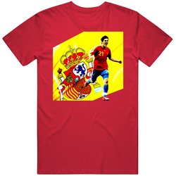 David Villa Spain World Cup T Shirt