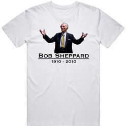 Bob Sheppard Tribute Yankees Announcer T Shirt