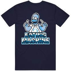 Homer Simpson Eating Machine Funny Cartoon T Shirt