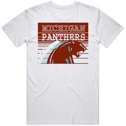 Michigan Panthers Primary Logo Usfl T Shirt