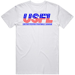Usfl Football League Logo T Shirt