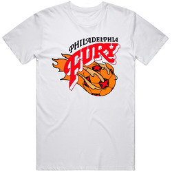 Philadelphia Fury Primary Logo Nasl Soccer T Shirt