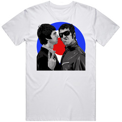 Oasis Rock Band Liam Noel Gallagher T Shirt