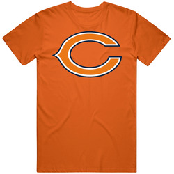 Chicago Bears Football Team Orange T Shirt