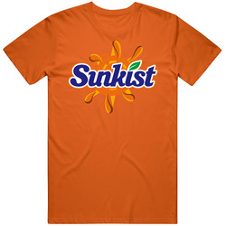 Sunkist Orange Drink Logo T Shirt