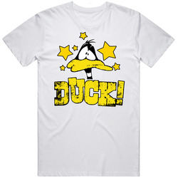 Daffy Dcuk Funny Duck Hunting Cartoon T Shirt