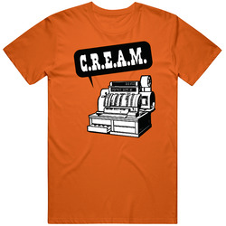 Cream Cash Rules Everything Around Me Funny T Shirt