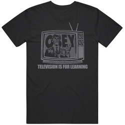 Obey Television Is For Learning Funny T Shirt