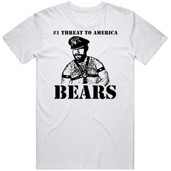 Number One Threat To America Bears Funny T Shirt