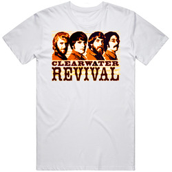 Clearwater Revival Old Classic Rock Music T Shirt