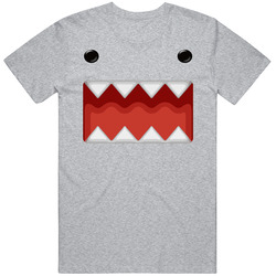 Domokun Japanese Anime Funny Big Face T Shirt