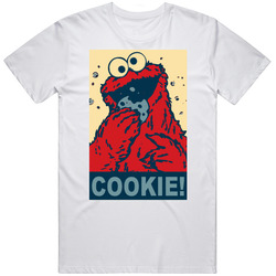 Cookie Monster Funny Obama Parody T Shirt