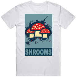 Shrooms Funny Obama Parody T Shirt