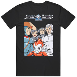 Silver Hawks 80s Cartoons Retro T Shirt