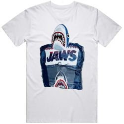 Jaws Retro Horror Shark Movie T Shirt