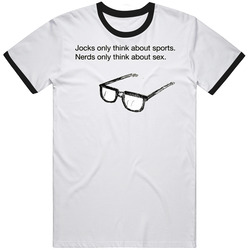 Nerds Vs Jocks Funny T Shirt