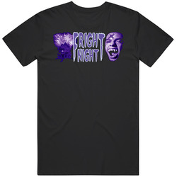 Fright Night Movie Retro Black T Shirt