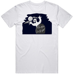 Fright Night Ghost Scary White T Shirt