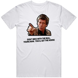 The Breakfast Club Movie 80's Richard Vernon Bull Horns T Shirt