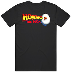 Howard The Duck Movie Title Retro T Shirt
