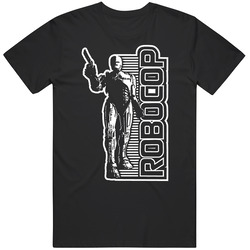 Robocop Movie 80s Police Black T Shirt