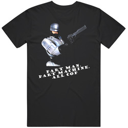 Robocop Movie 80s Action White T Shirt