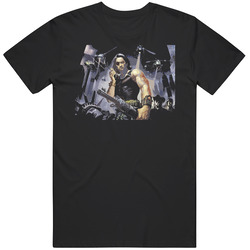 Escape From New York Movie 80s Black T Shirt