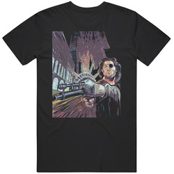 Escape From New York Movie 80s Black T Shirt