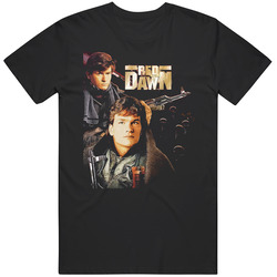 Red Dawn Movie Poster War Movie Black T Shirt