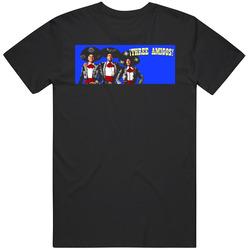 Three Amigos Comedy Movie 80s Black T Shirt