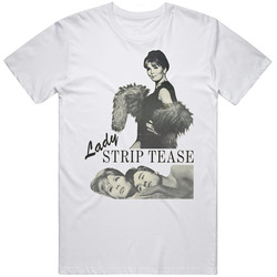 Lady Striptease Retro Movie T Shirt