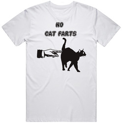 No Cat Farts Funny T Shirt