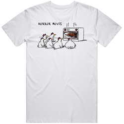 Funny Horror Movie Joke Chicken T Shirt