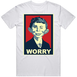Alfred E Neuman Madd White T Shirt