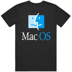 Apple Computers Mac Os Black T Shirt