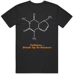 Caffeine Science White T Shirt