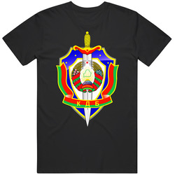 Kgb Russian Spies Military Army Black T Shirt