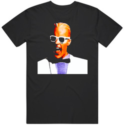 Max Headroom Tv Show 80s Retro Black T Shirt