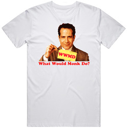 Wwmd Monk Tony Shaalhoub Tv Show Mystery White T Shirt