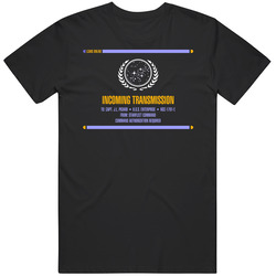 Star Trek Incoming Transmission T Shirt