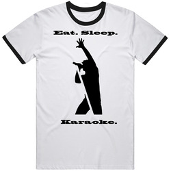 Eat Sleep Karaoke Singing Life T Shirt
