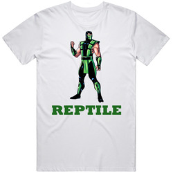 Reptile Mortal Kombat Video Game Fighting T Shirt