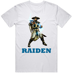Raiden Mortal Kombat Video Game Fighting T Shirt