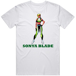Sonya Blade Mortal Kombat Video Game Fighting T Shirt