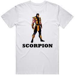Scorpion Mortal Kombat Video Game Fighting T Shirt