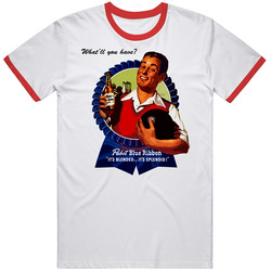 Pabst Blue Ribbon Beer T Shirt